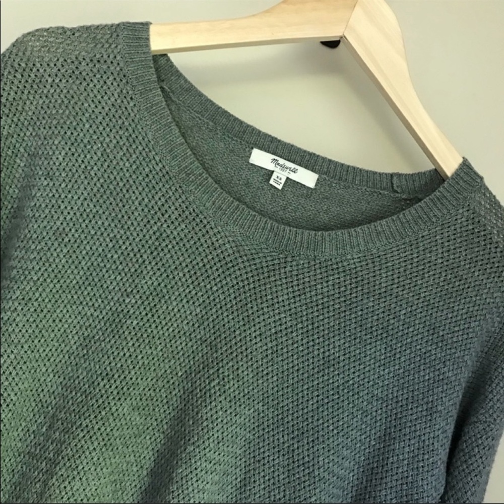 Gently Worn Madewell Chronicle High/Low Textured Sweater; Size XS